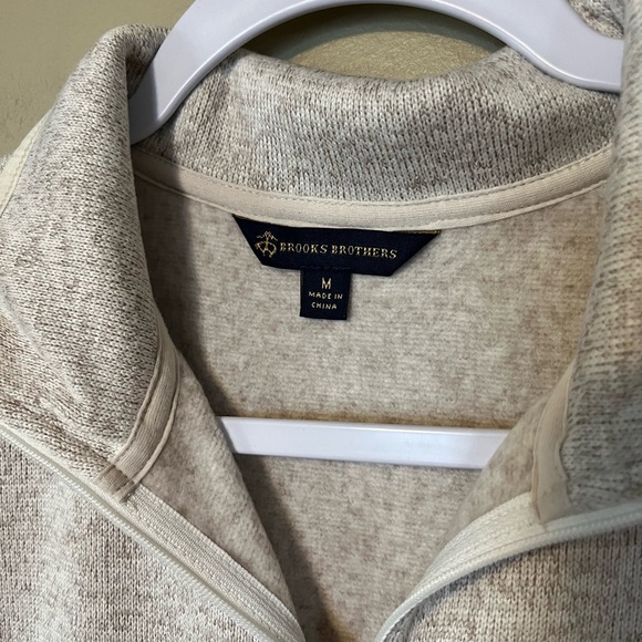 Brooks Brothers Fleece Sweater Zip Up Vest - Picture 5 of 8